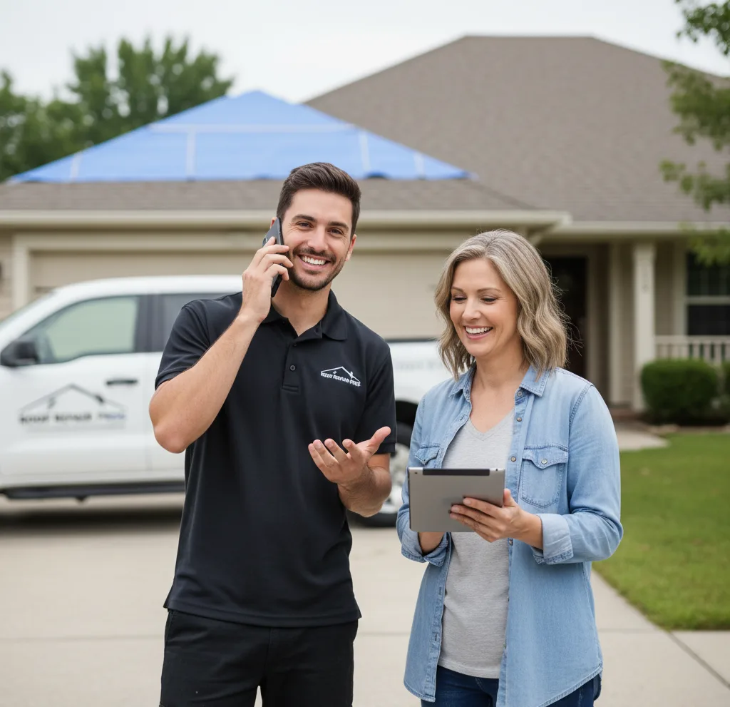 Modern Solutions Roof Repair customer support in Marshall